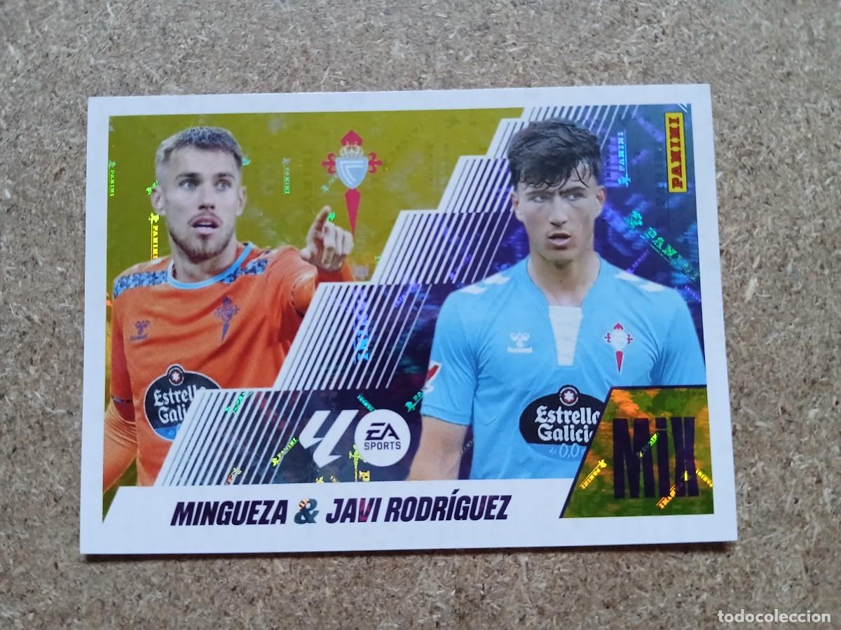Football Stickers: MINGUEZA - JAVI RODRIGUEZ - RC CELTA MIX N&ordm; 18 LIGA ESTE 2025 2026 - 25 26