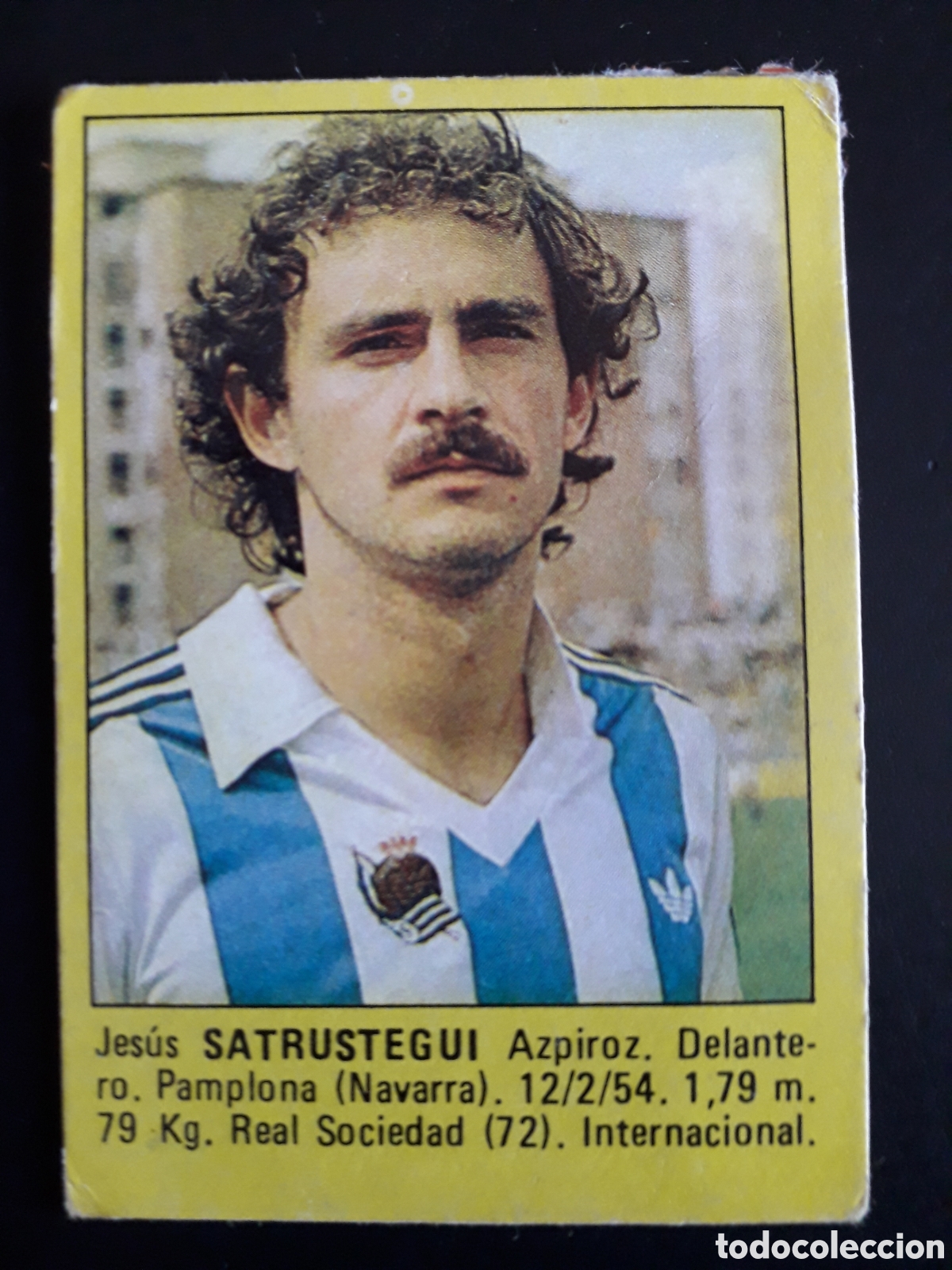 Football Stickers: SATR&Uacute;STEGUI, REAL SOCIEDAD SUPER F&Uacute;TBOL 84 83-84 1983-1984 ROLL&Aacute;N DESPEGADO PEDIDO M&Iacute;NIMO 3&euro;