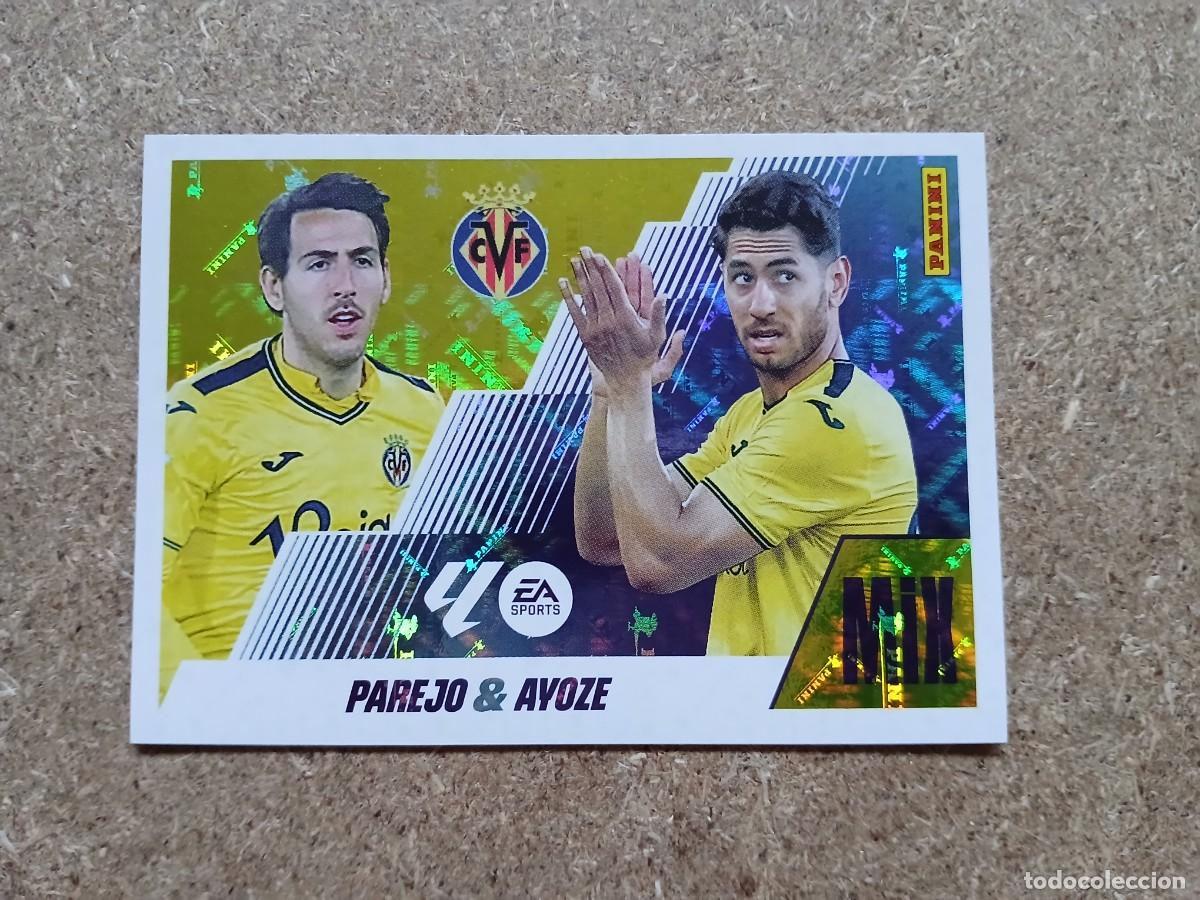 Cromos de f&uacute;tbol: PAREJO - AYOZE - VILLARREAL CF MIX N&ordm; 19 LIGA ESTE 2025 2026 - 25 26