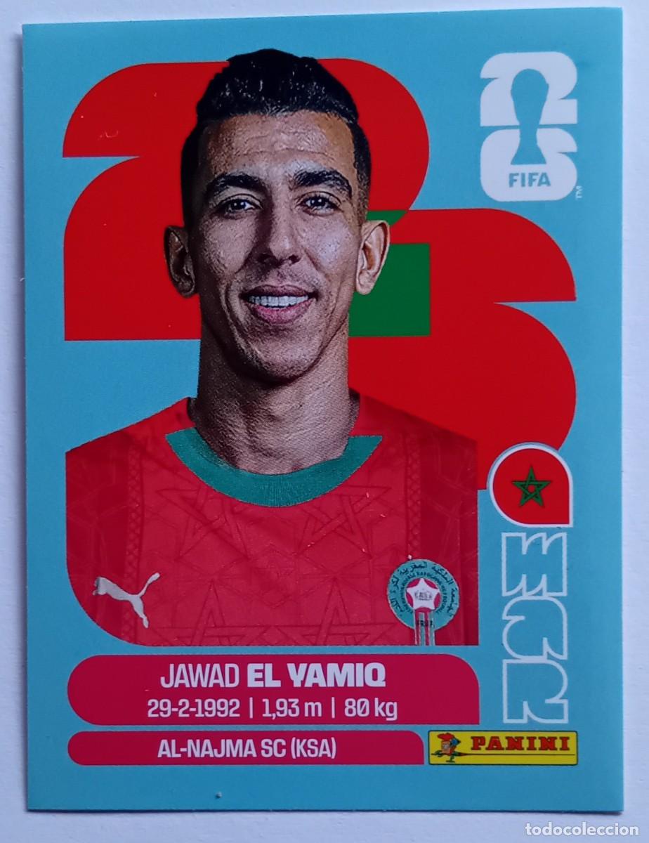 Cromos de f&uacute;tbol: Figurina Panini 2026 Cromo World Cup Usa Mundial 2026 Jawad El Yamiq Morocco n MAR 8
