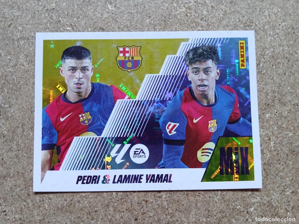 Cromos de f&uacute;tbol: PEDRI - LAMINE YAMAL - FC BARCELONA MIX N&ordm; 20 LIGA ESTE 2025 2026 - 25 26
