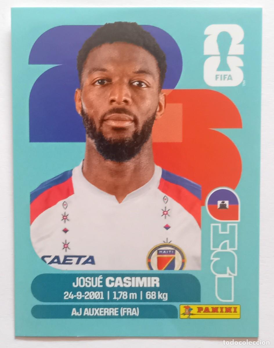 Cromos de f&uacute;tbol: Figurina Panini 2026 Cromo World Cup Usa Mundial 2026 Josu&eacute; Casimir Haiti n HAI 16