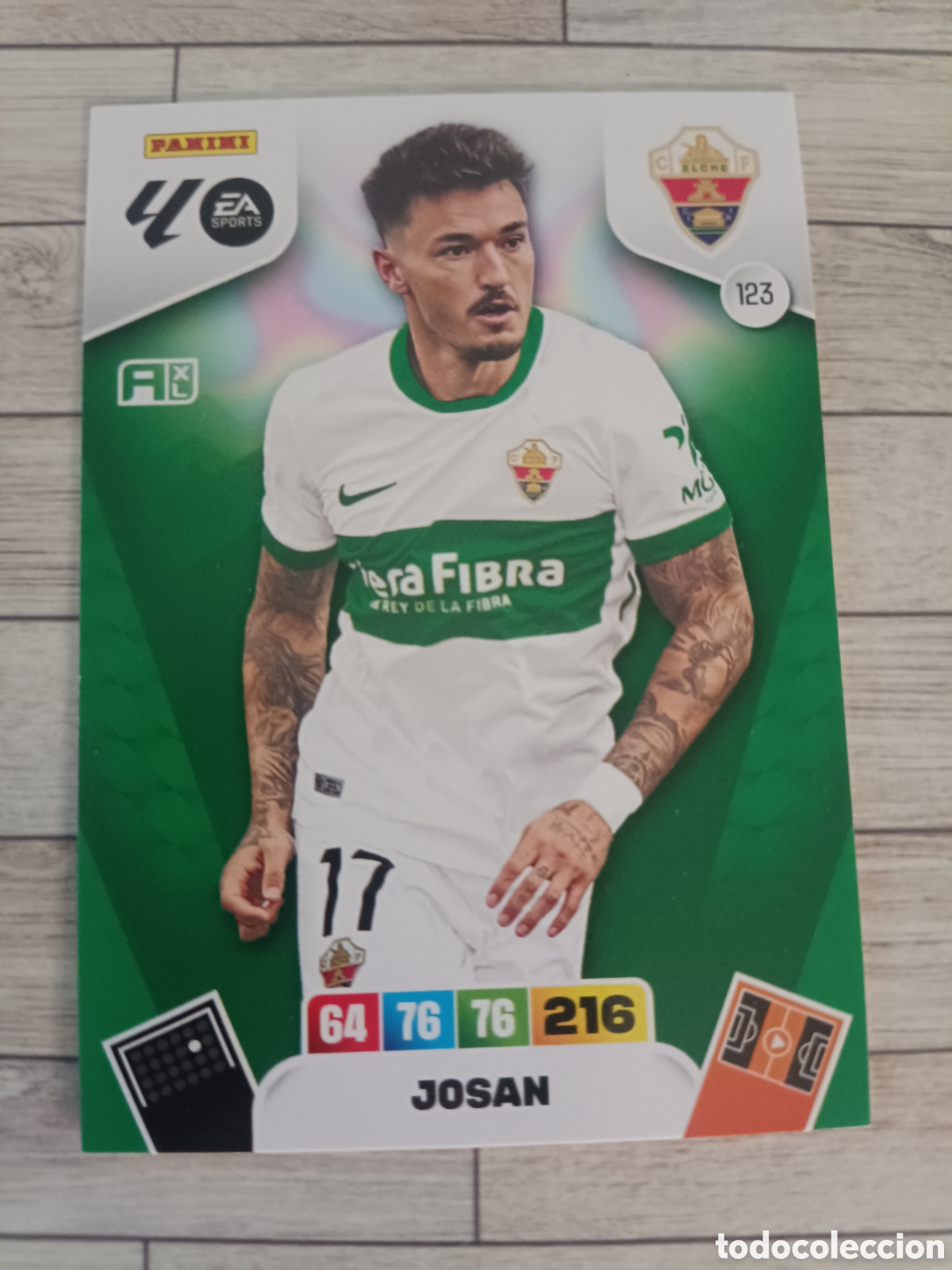 Cromos de f&uacute;tbol: 123 JOSAN ELCHE ADRENALYN XL 2025 2026 PANINI 25 26