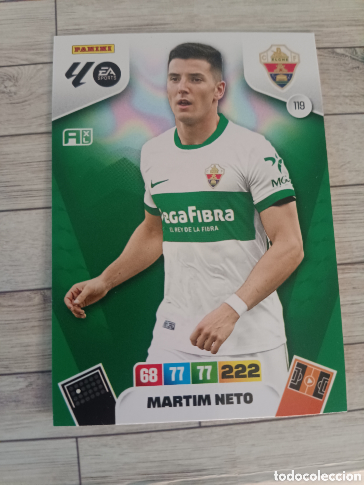 Cromos de f&uacute;tbol: 119 MARTIM NETO ELCHE ADRENALYN XL 2025 2026 PANINI 25 26
