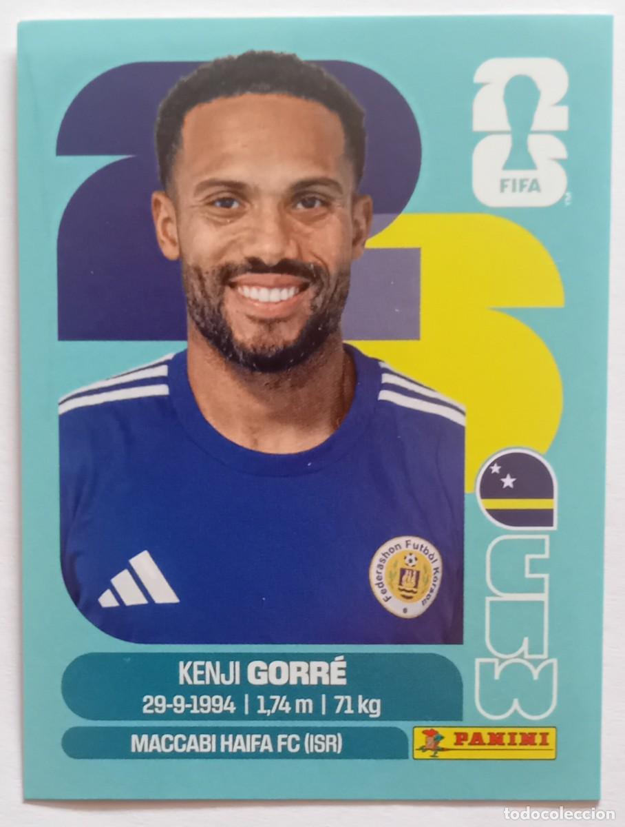 Cromos de f&uacute;tbol: Figurina Panini 2026 Cromo World Cup Usa Mundial 2026 Kenji Gorr&eacute; Curacao n CUW 15