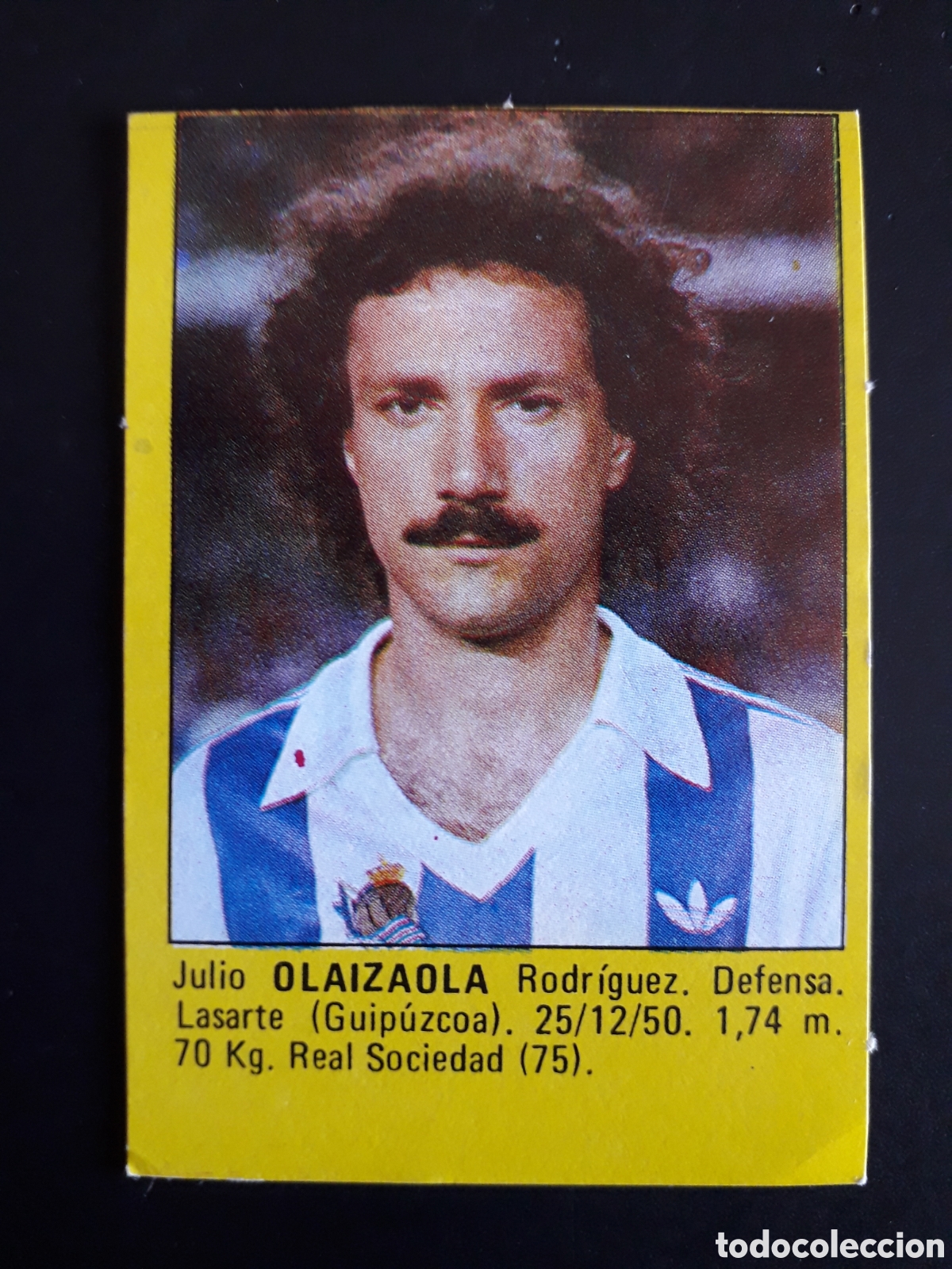 Cromos de f&uacute;tbol: OLAIZAOLA (OLAIZOLA) REAL SOCIEDAD SUPER F&Uacute;TBOL 84 83-84 1983-1984 ROLL&Aacute;N DESPEGADO PEDIDO M&Iacute;NIMO 3&euro;
