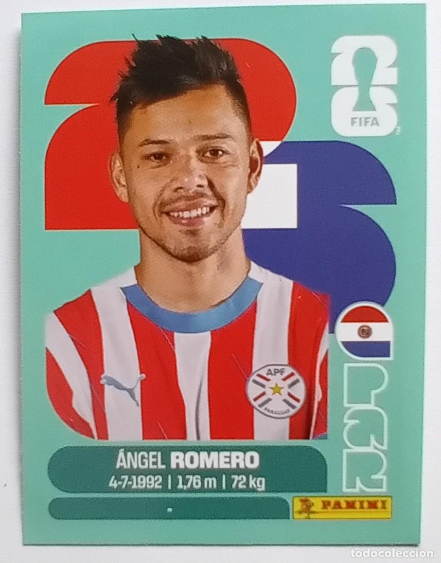 Cromos de f&uacute;tbol: Figurina Panini 2026 Cromo World Cup Usa Mundial 2026 &Aacute;ngel Romero Paraguay n PAR 19