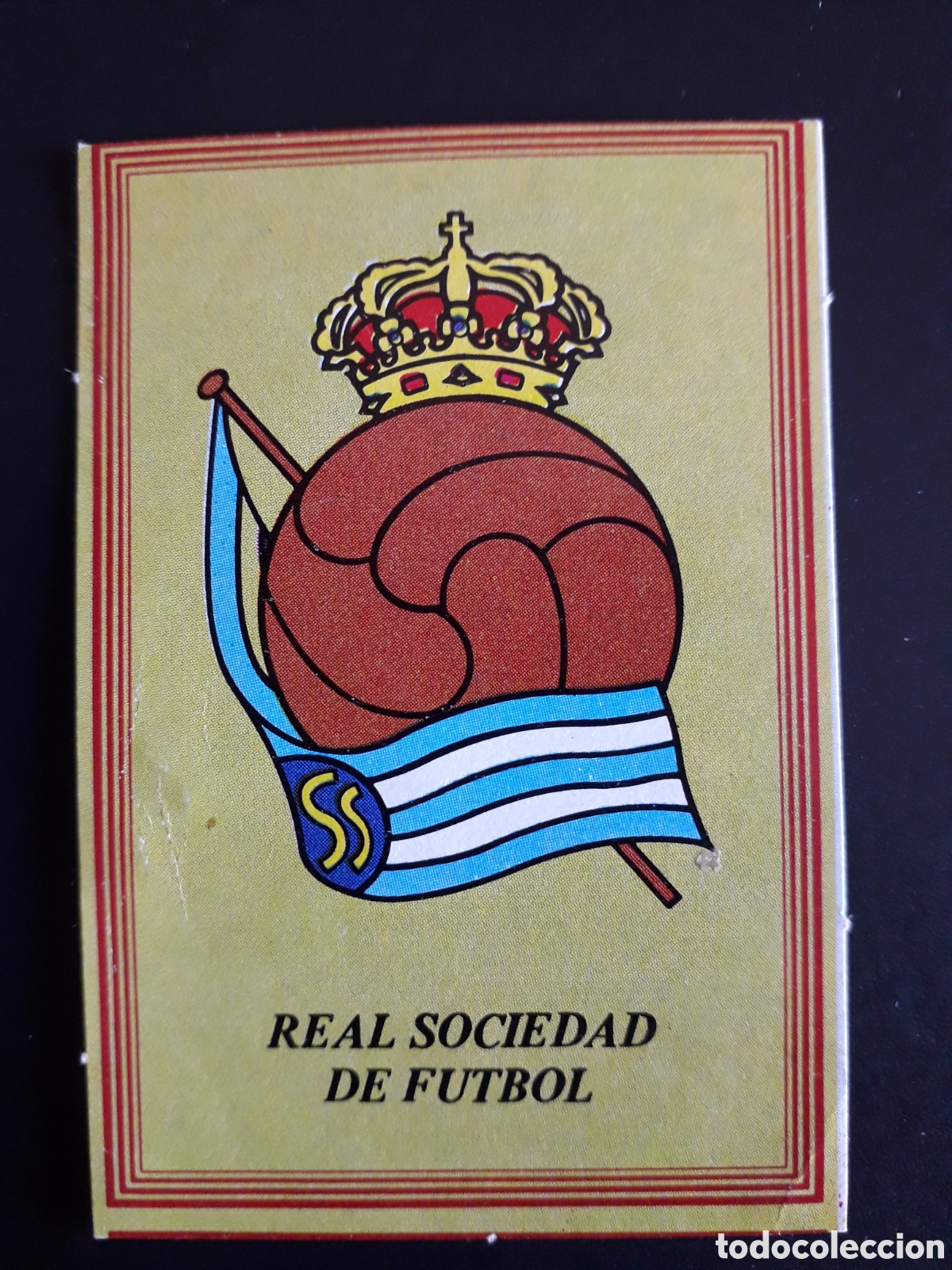 Cromos de Futebol: ESCUDO REAL SOCIEDAD SUPER F&Uacute;TBOL 84 83-84 1983-1984 ROLL&Aacute;N DESPEGADO PEDIDO M&Iacute;NIMO 3&euro;