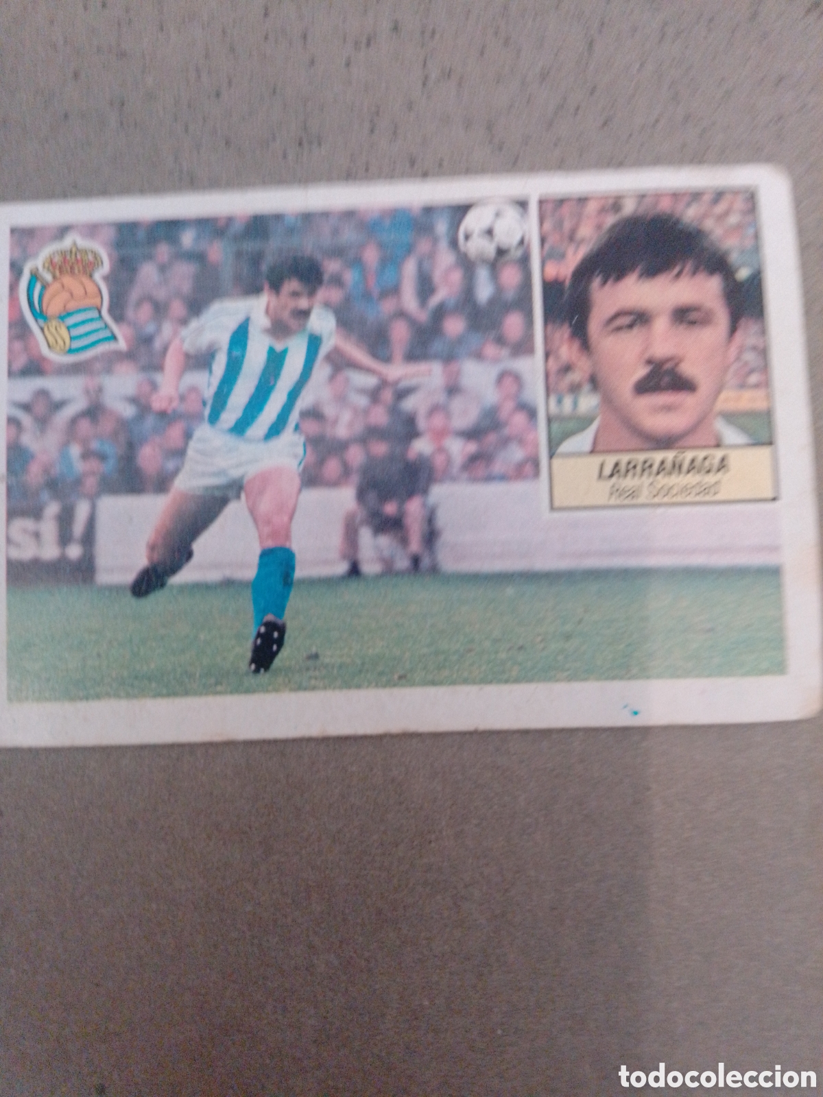 Football Stickers: LARRA&Ntilde;AGA REAL SOCIEDAD 1984-85 ESTE SIN PEGAR