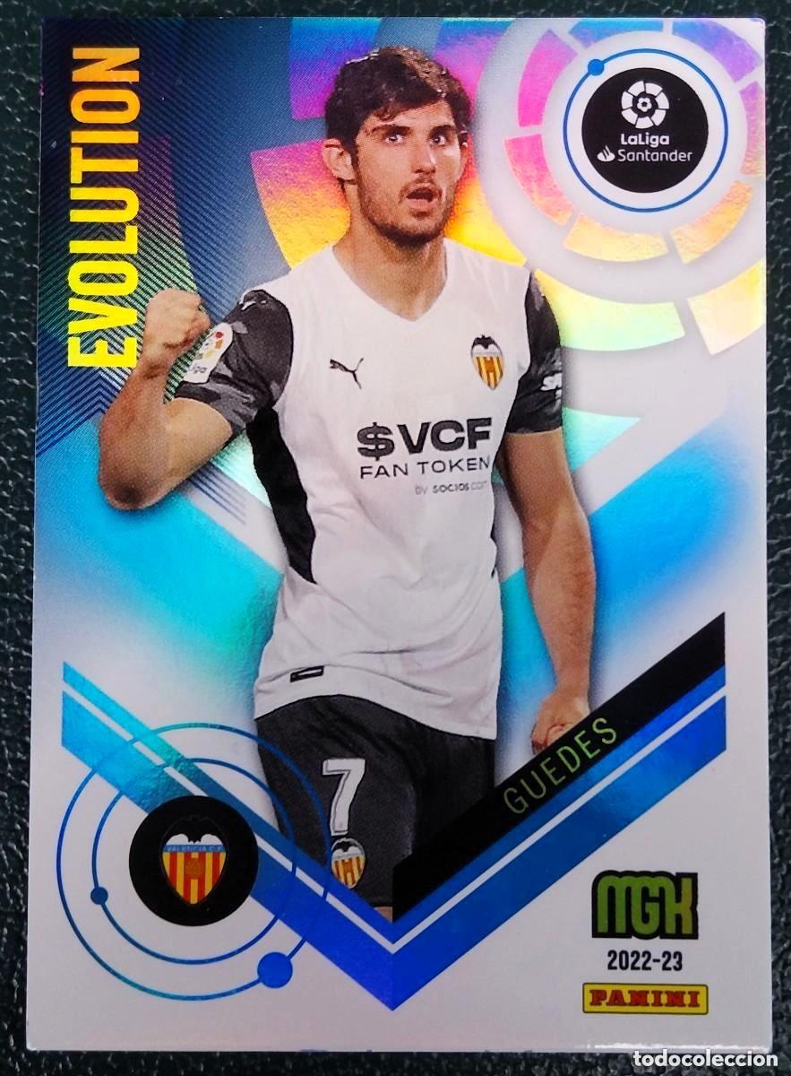 Cromos de f&uacute;tbol: 389 GUEDES VALENCIA CF EVOLUTION FICHAS ALBUM MEGACRACKS 2022 2023 22 23