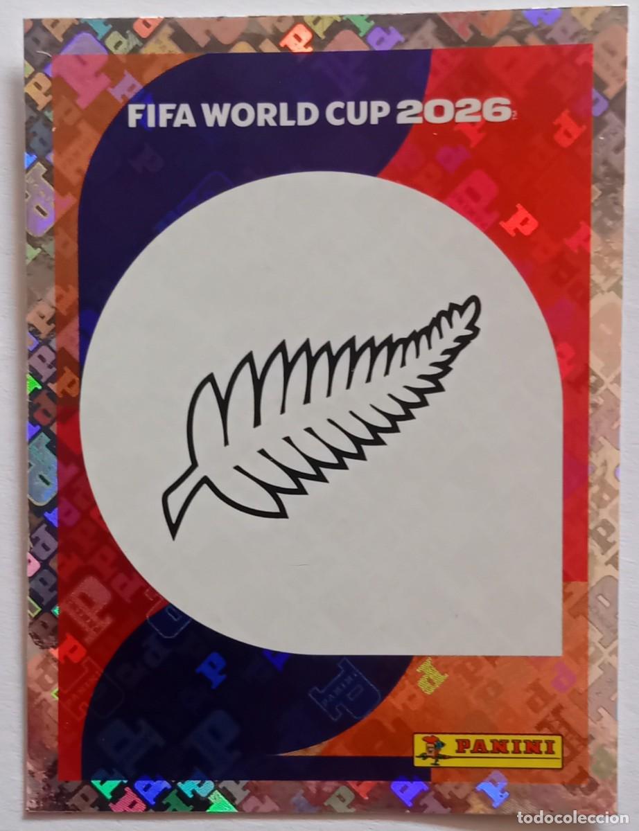 Cromos de f&uacute;tbol: Figurina Panini 2026 Cromo World Cup Usa Mundial 2026 scudetto escudo badge New Zeland n NZL 1