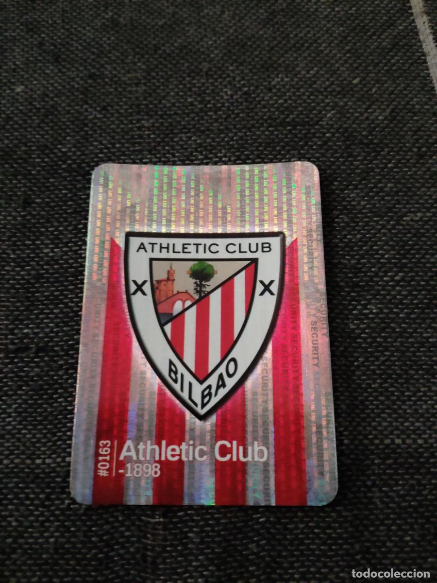 Cromos de f&uacute;tbol: 163 escudo Athletic club versi&oacute;n security las fichas de la liga 2016
