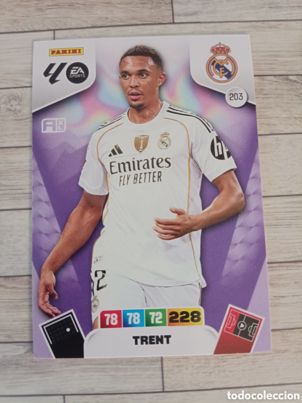 Cromos de f&uacute;tbol: 203 TRENT REAL MADRID ADRENALYN XL 2025 2026 PANINI 25 26