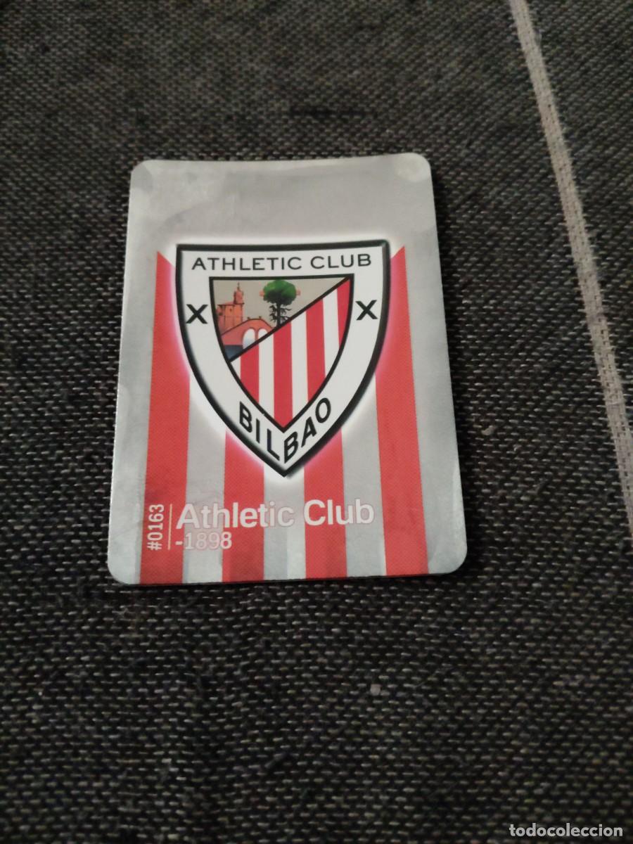 Cromos de f&uacute;tbol: 163 escudo Athletic club brillo liso las fichas de la liga 2016