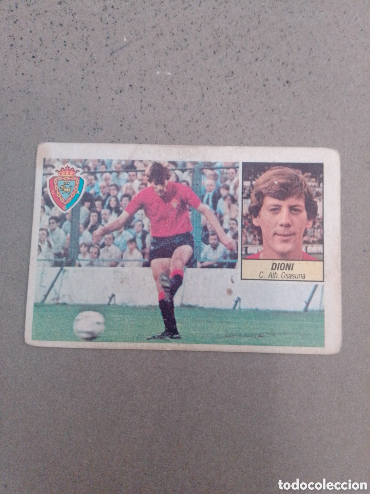 Cromos de f&uacute;tbol: DIONI OSASUNA 1984-85 ESTE SIN PEGAR