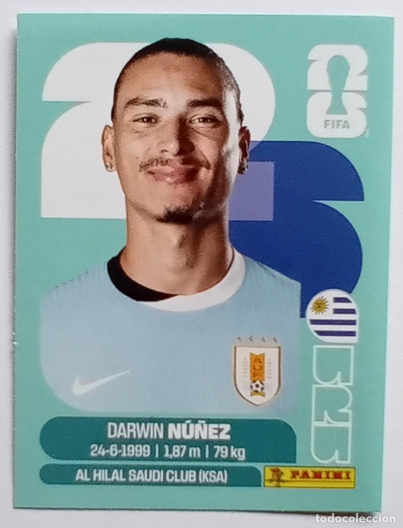 Figurine di Calcio: Figurina Panini 2026 Cromo World Cup Usa Mundial 2026 Darwin Nu&ntilde;ez Uruguay n URU 17