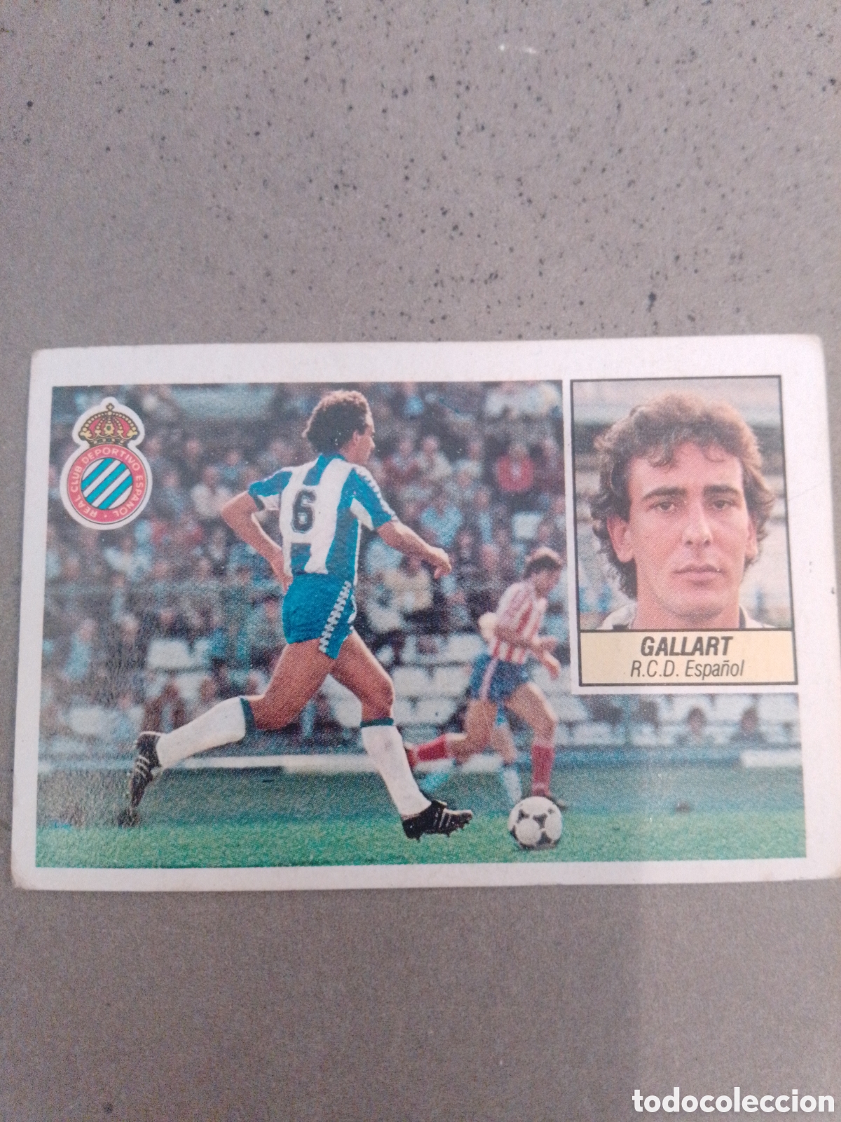 Cromos de f&uacute;tbol: GALLART ESPA&Ntilde;OL 1984-85 ESTE SIN PEGAR