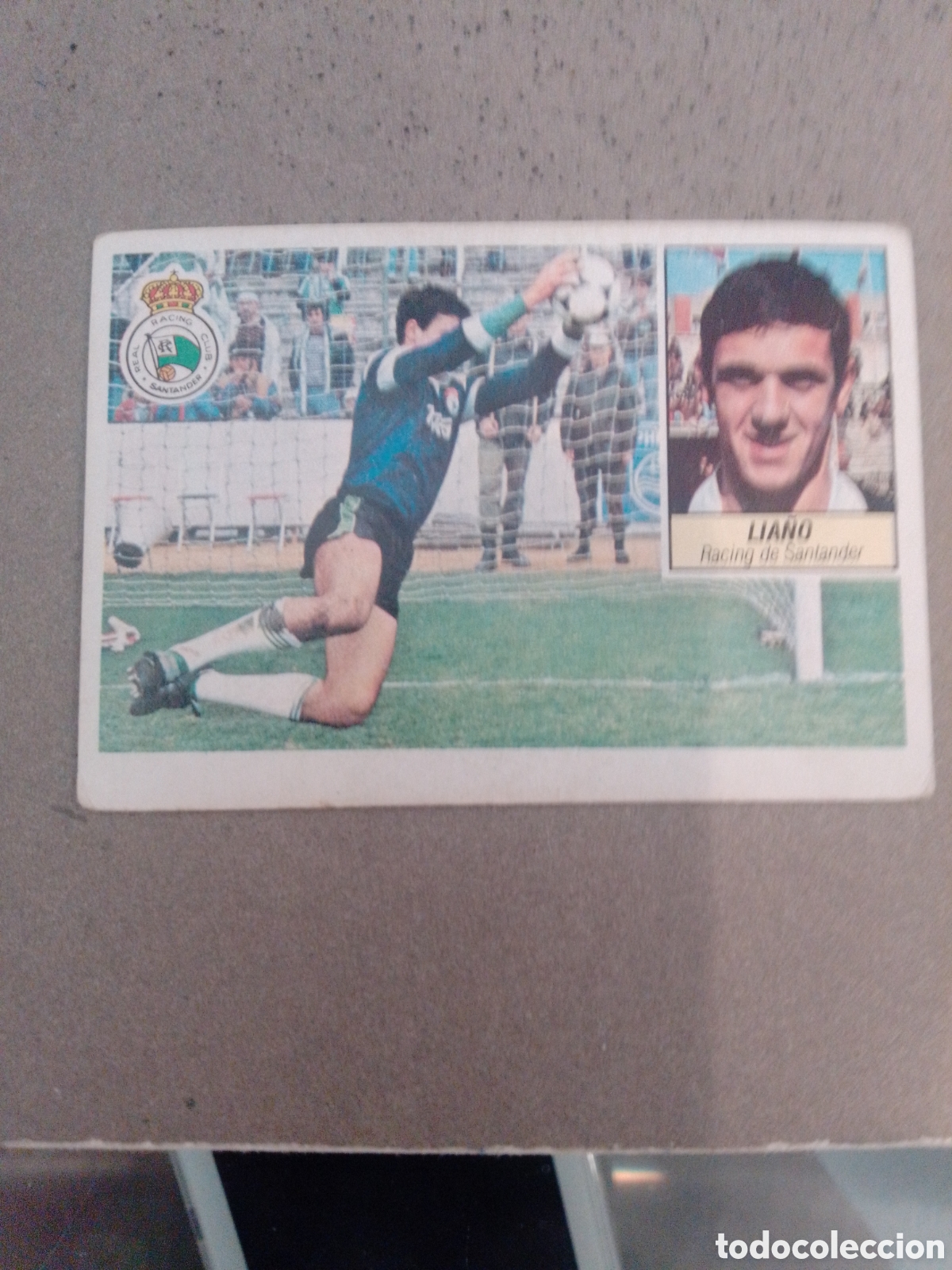 Fu&szlig;ball-Sticker: LIA&Ntilde;O RACNG DE SANTANDER 1984-85 ESTE SIN PEGAR