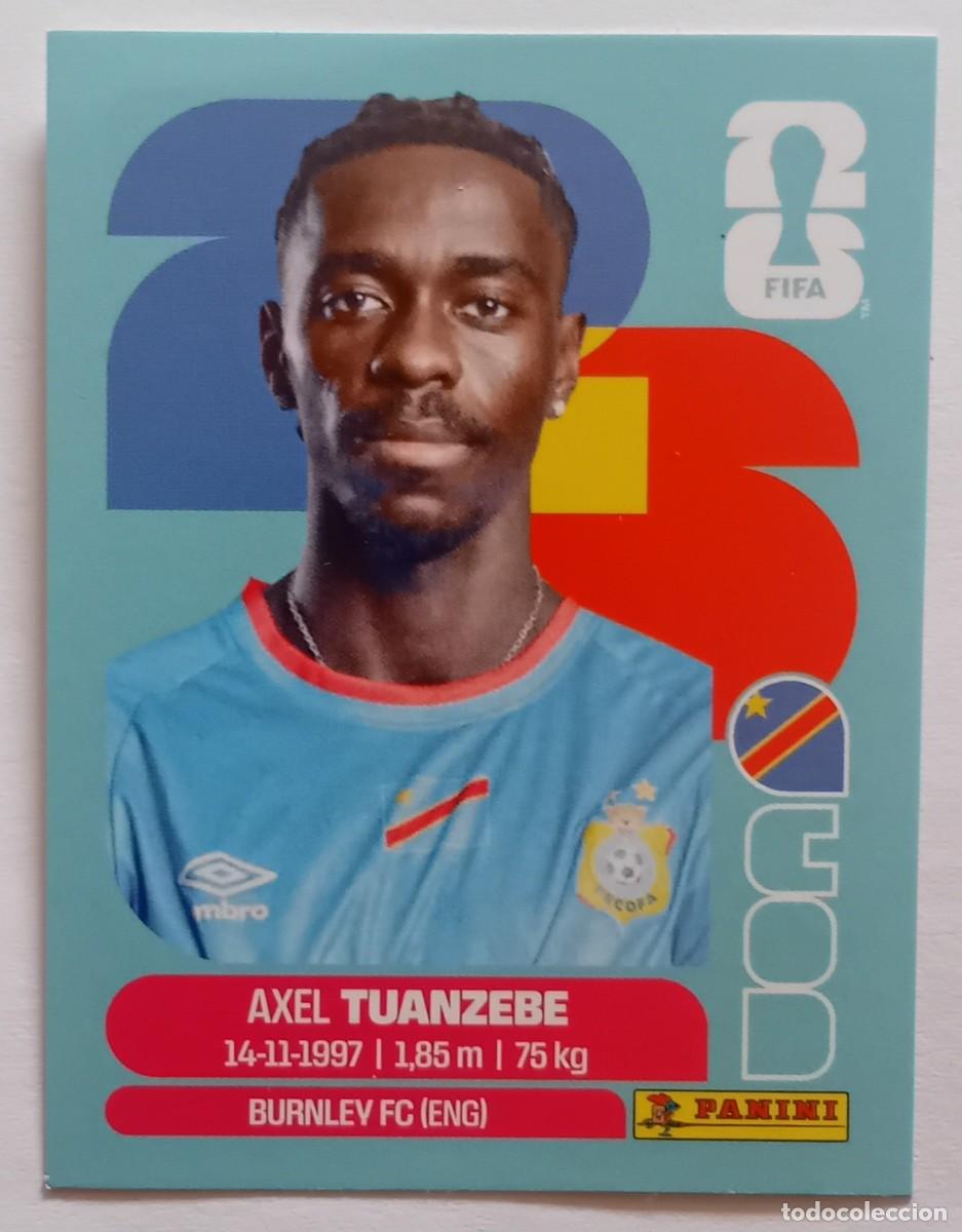 Figurine di Calcio: Figurina Panini 2026 Cromo World Cup Usa Mundial 2026 Axel Tuanzebe Congo n COD 4