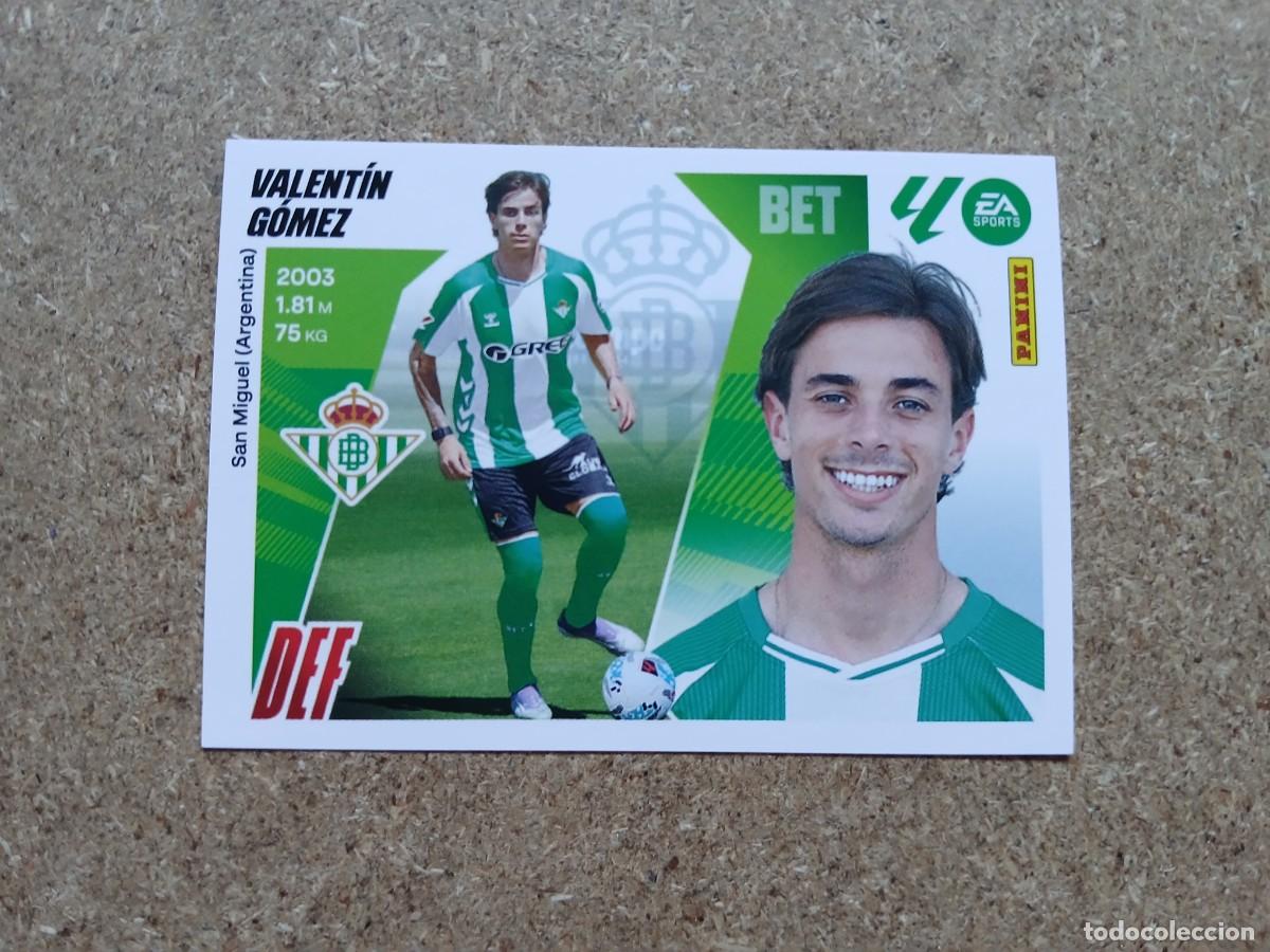 Figurine di Calcio: VALENTIN GOMEZ - REAL BETIS ULTIMOS FICHAJES N&ordm; 17 LIGA ESTE 2025 2026 - 25 26