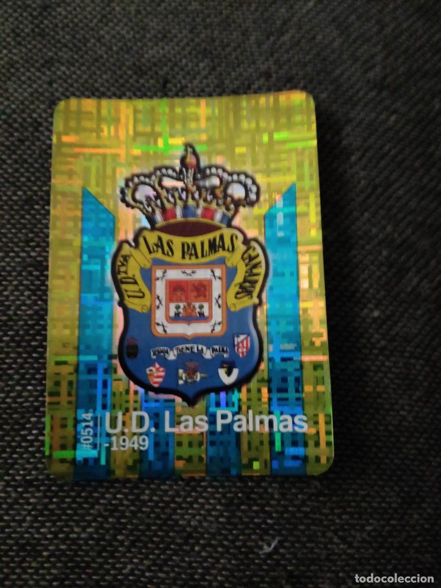 Cromos de f&uacute;tbol: 514 escudo las Palmas versi&oacute;n Tetris las fichas de la liga 2016