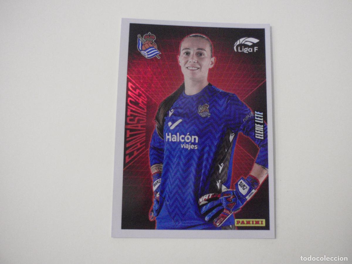 Cromos de f&uacute;tbol: Cromo sticker 347 ELENE LETE Real Sociedad FANT&Aacute;STICAS. LIGA F femenina 2024 2025. Panini 24 25