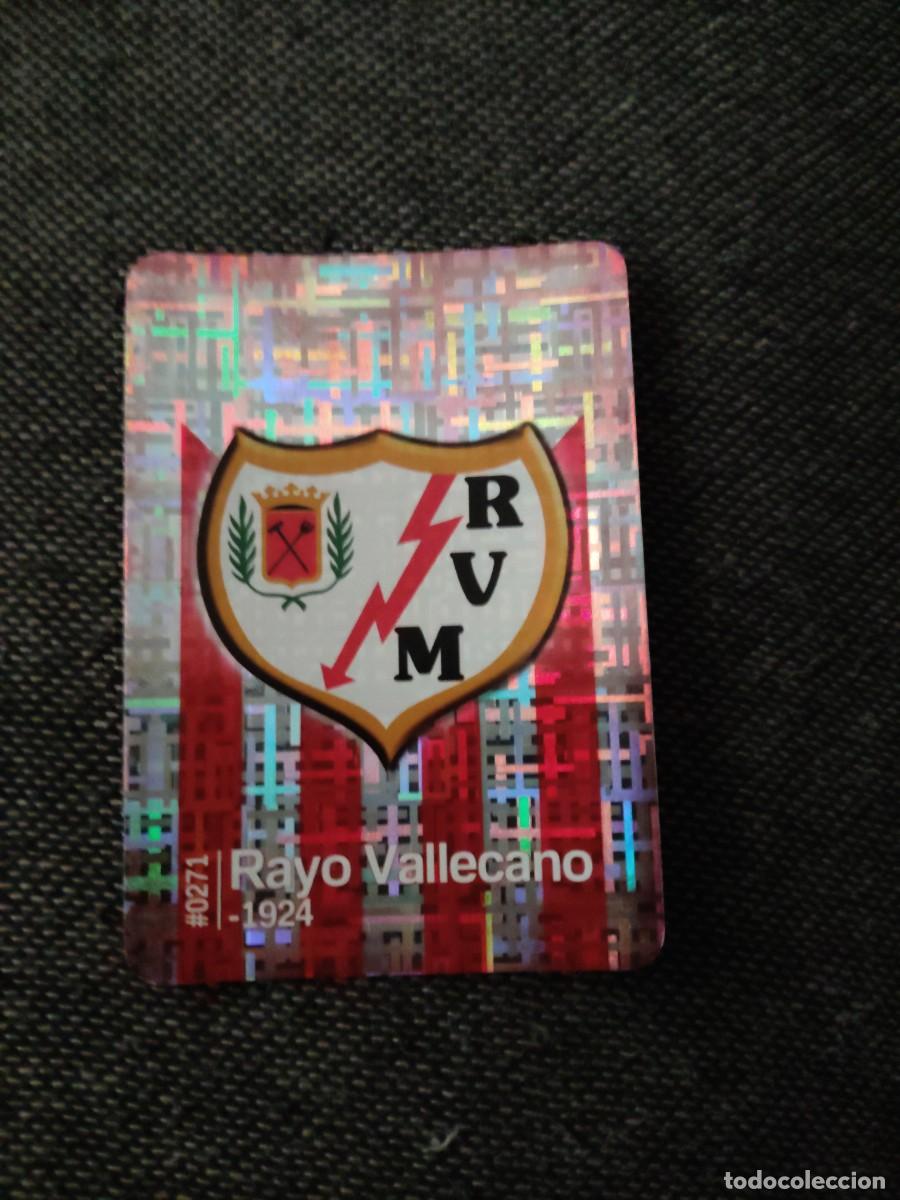 Cromos de f&uacute;tbol: 271 escudo rayo vallecano versi&oacute;n tetris las fichas de la liga 2016