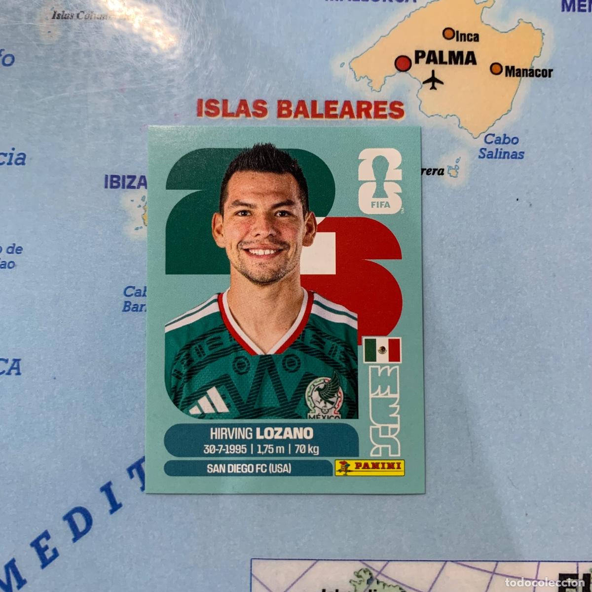 Cromos de f&uacute;tbol: Lozano numero 15 de Mexico cromo panini Mundial Fifa World Cup 2026