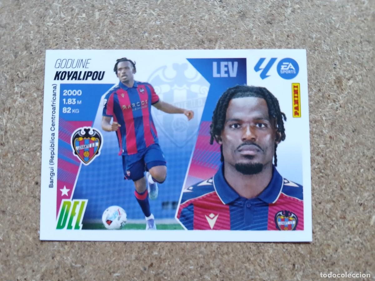 Cromos de f&uacute;tbol: GODUINE KOYALIPOU - LEVANTE UD ULTIMOS FICHAJES N&ordm; 43 LIGA ESTE 2025 2026 - 25 26