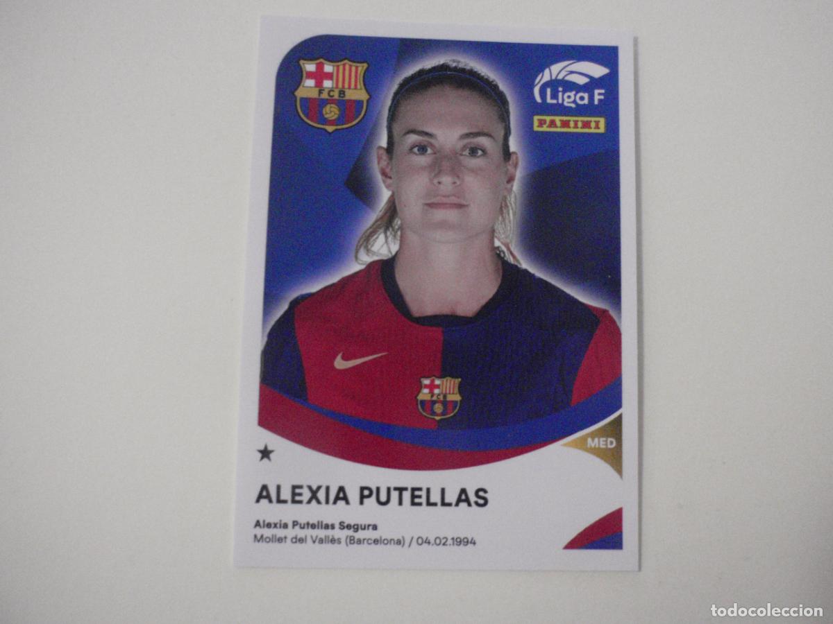 Cromos de f&uacute;tbol: Cromo sticker 55 ALEXIA PUTELLAS Barcelona. LIGA F femenina 2024 2025. Panini 24 25