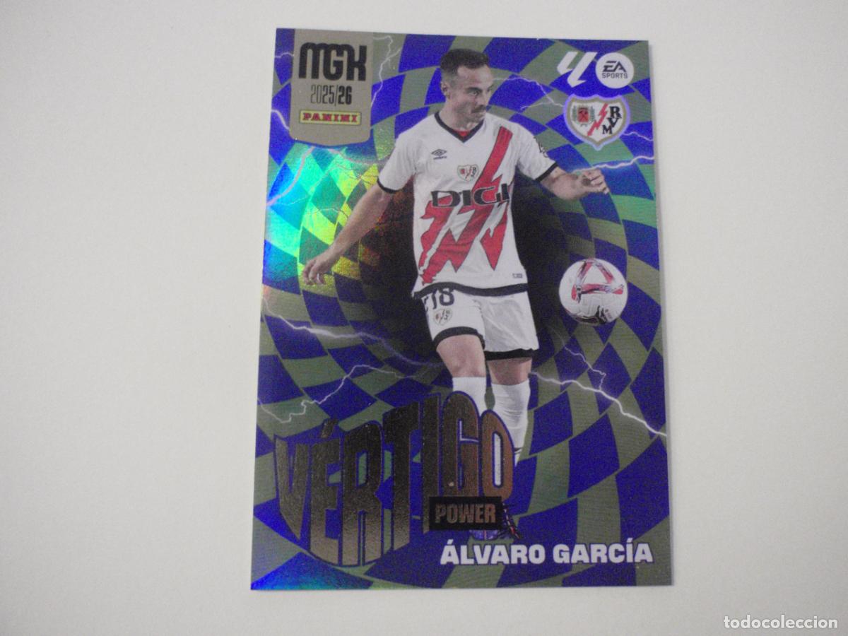 Cromos de Futebol: P379 ALVARO GARCIA V&Eacute;RTIGO POWER. Trading card MGK Megacracks LA LIGA 2025 2026 Panini. 25 26