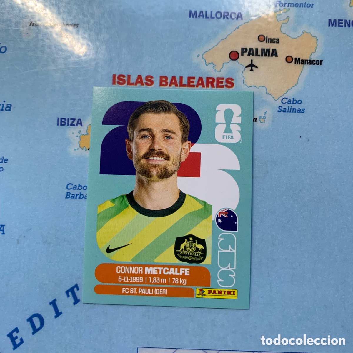 Cromos de Futebol: Australia n&uacute;mero 15 cromo panini Mundial Fifa World Cup 2026