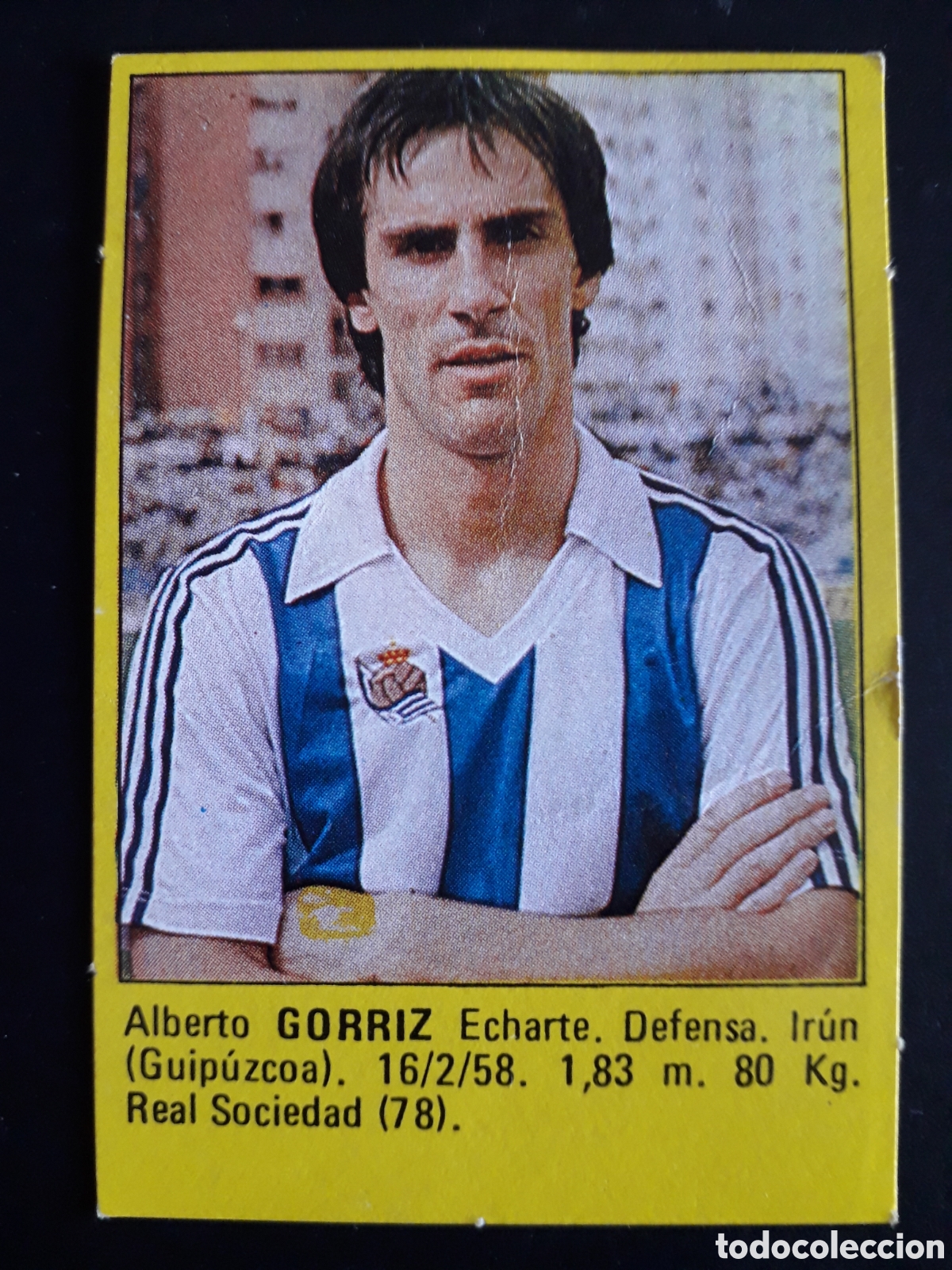 Cromos de Futebol: G&Oacute;RRIZ REAL SOCIEDAD SUPER F&Uacute;TBOL 84 83-84 1983-1984 ROLL&Aacute;N DESPEGADO PEDIDO M&Iacute;NIMO 3&euro;