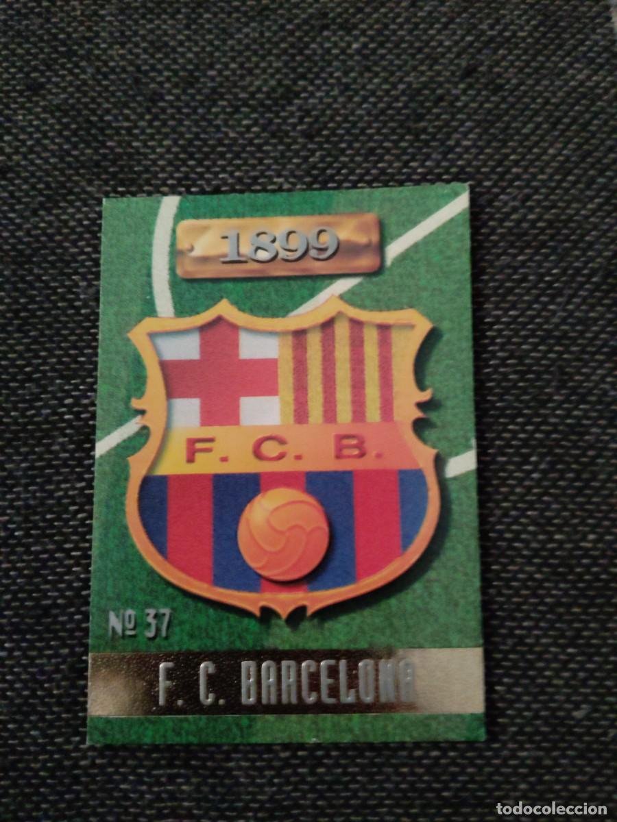 Fu&szlig;ball-Sticker: 37 escudo FC Barcelona las fichas de la liga 96-97