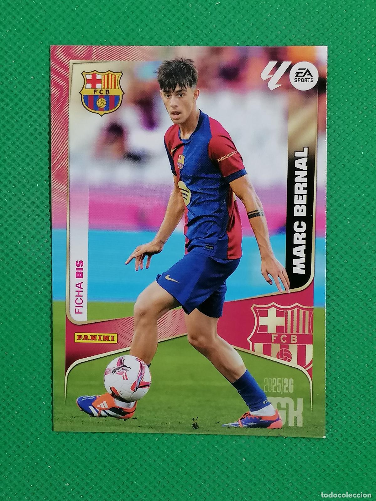 Cromos de f&uacute;tbol: 85 BIS 85BIS MARC BERNAL BARCELONA LAST CARDS ⚽ MEGACRACKS LIGA 2025 2026 25 26 ⚽