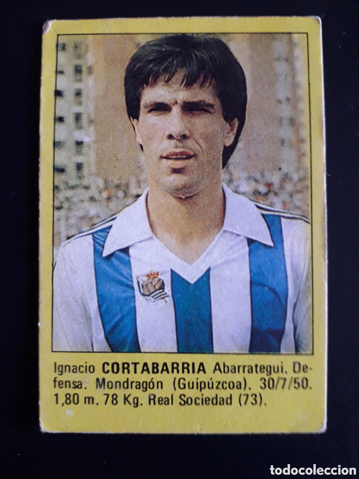 Cromos de f&uacute;tbol: CORTABARRIA REAL SOCIEDAD SUPER F&Uacute;TBOL 84 83-84 1983-1984 ROLL&Aacute;N DESPEGADO PEDIDO M&Iacute;NIMO 3&euro;