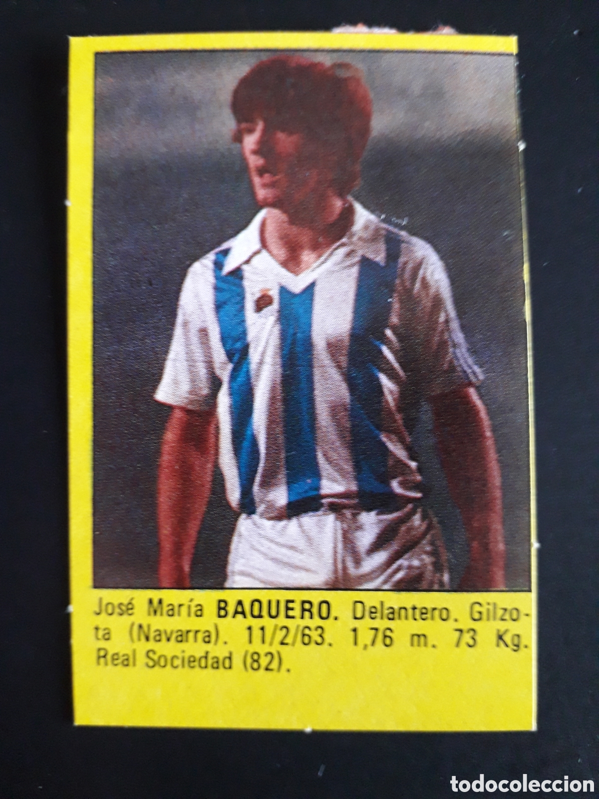 Cromos de f&uacute;tbol: BAQUERO REAL SOCIEDAD SUPER F&Uacute;TBOL 84 83-84 1983-1984 ROLL&Aacute;N DESPEGADO PEDIDO M&Iacute;NIMO 3&euro;