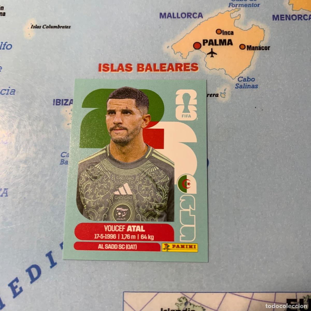 Figurine di Calcio: Argelia n&uacute;mero 4 cromo panini Mundial Fifa World Cup 2026
