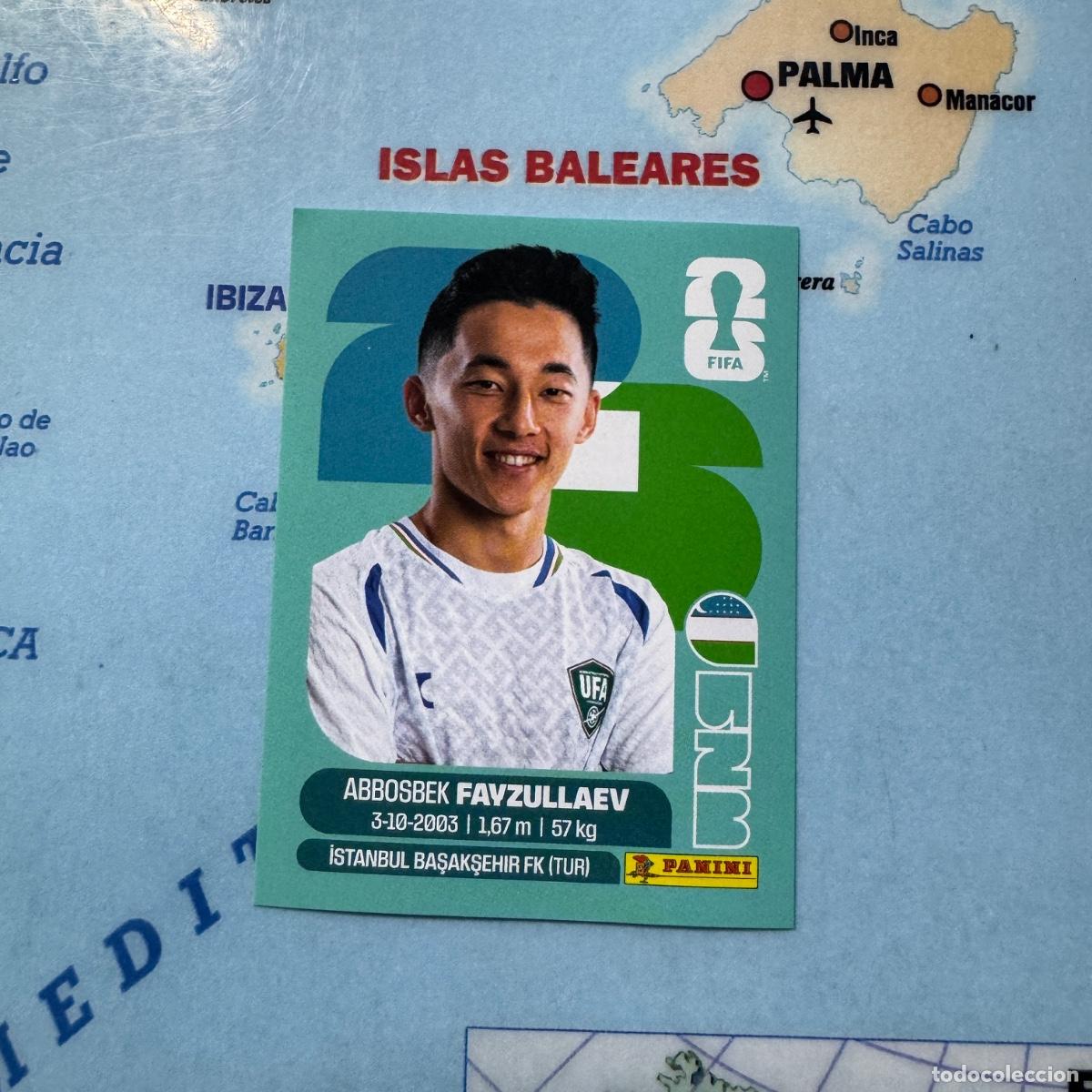Figurine di Calcio: Uzbekist&aacute;n n&uacute;mero 20 cromo panini Mundial Fifa World Cup 2026