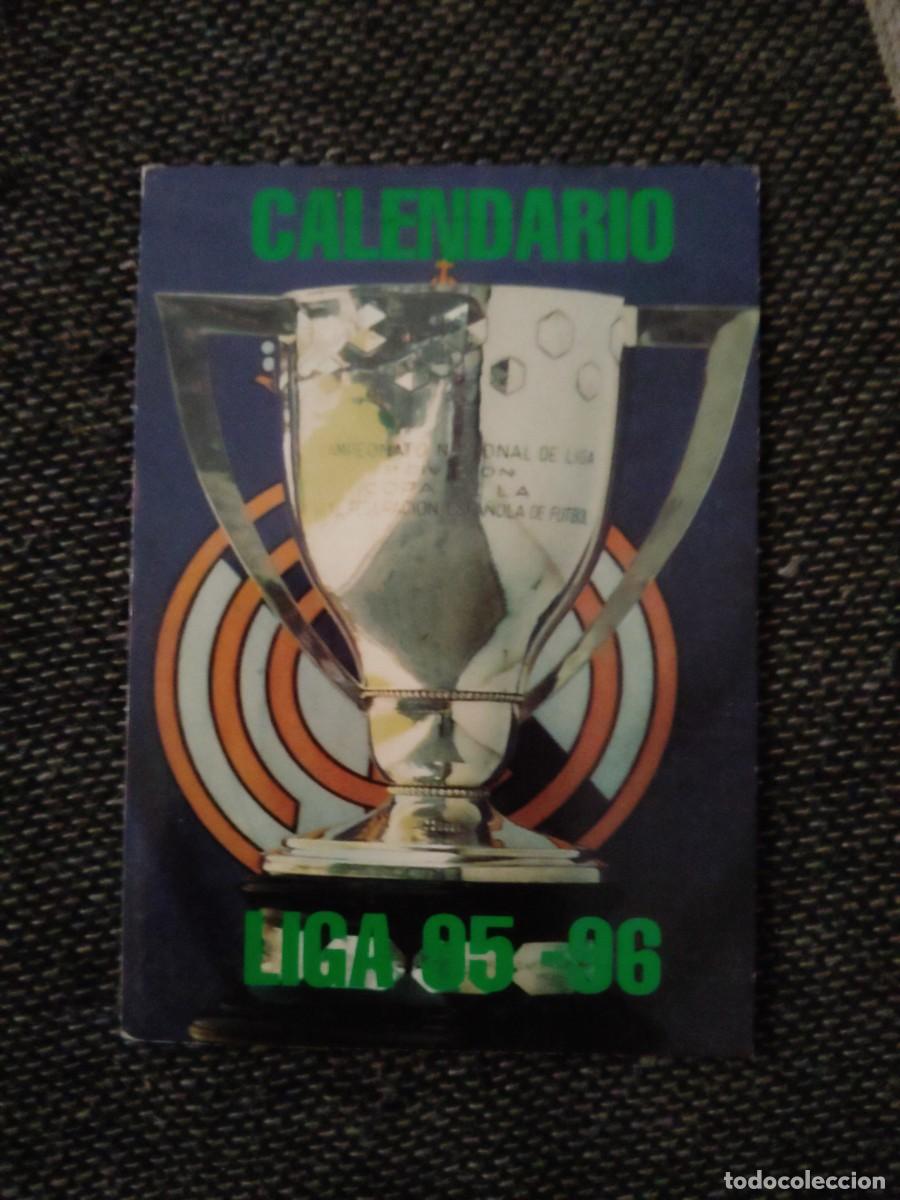 Fu&szlig;ball-Sticker: 214 calendario liga 95-96 colecci&oacute;n oficial real Madrid oro