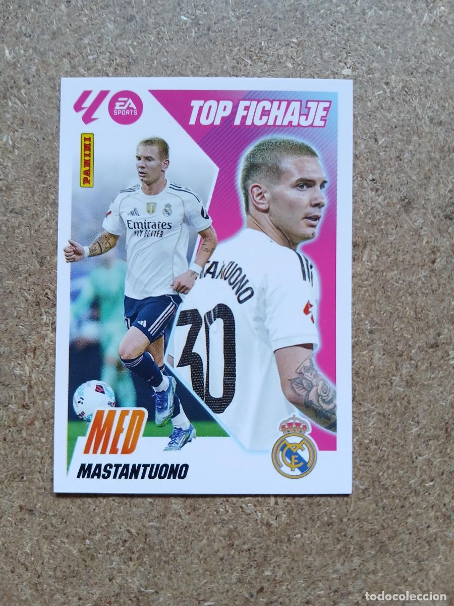 Figurine di Calcio: MASTANTUONO - REAL MADRID TOP FICHAJES N&ordm; 68 LIGA ESTE 2025 2026 - 25 26