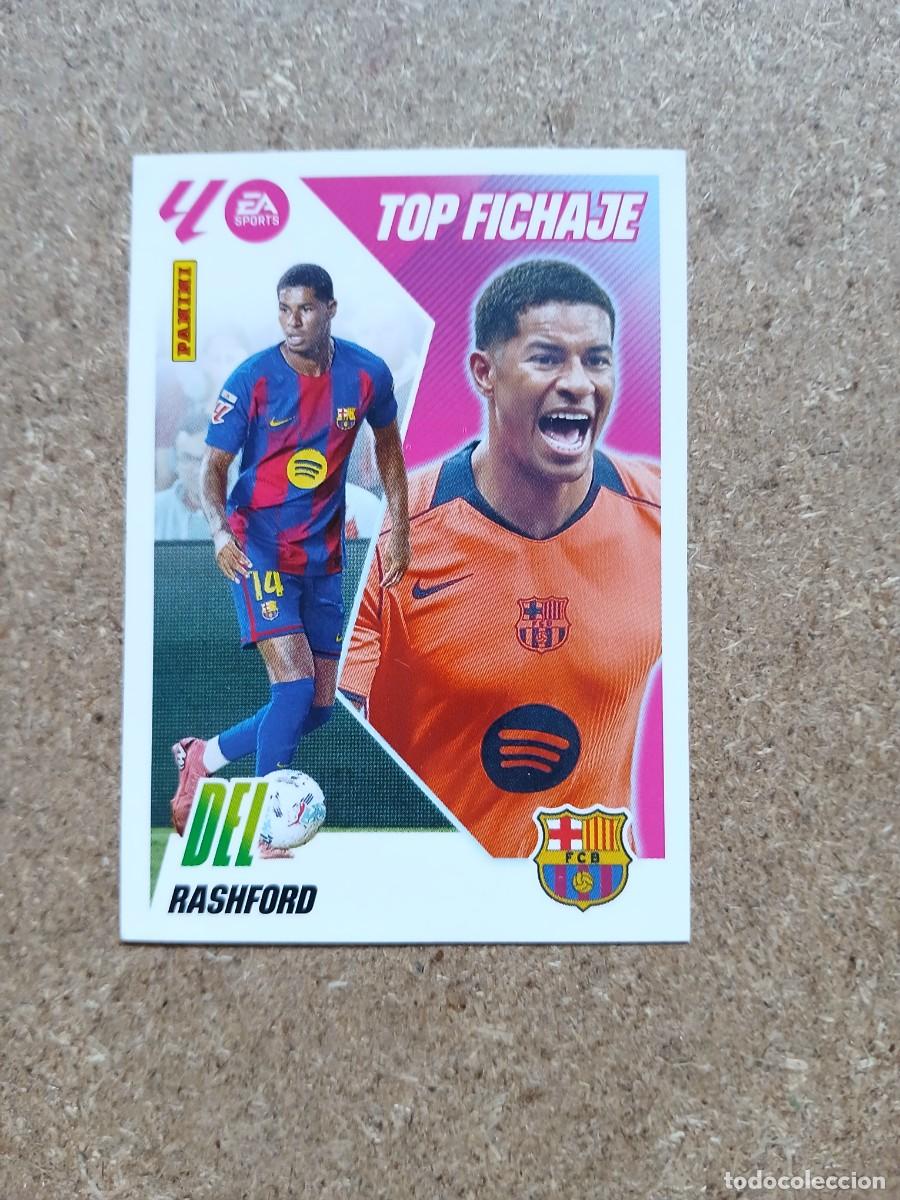Fu&szlig;ball-Sticker: RASHFORD - FC BARCELONA TOP FICHAJES N&ordm; 69 LIGA ESTE 2025 2026 - 25 26