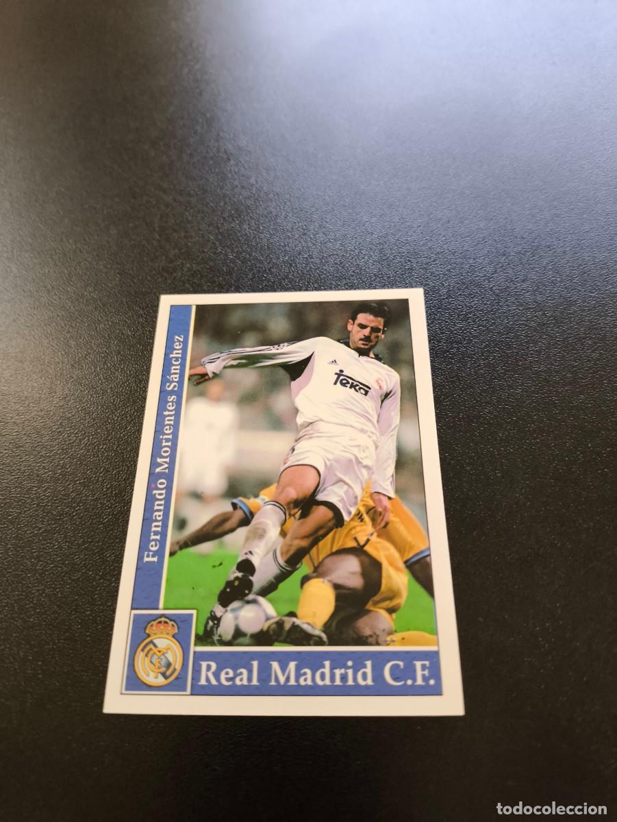 Football Stickers: 19 Morientes REAL MADRID MUNDICROMO FICHAS LIGA 2001 2002 01 02 NO PANINI ESTE