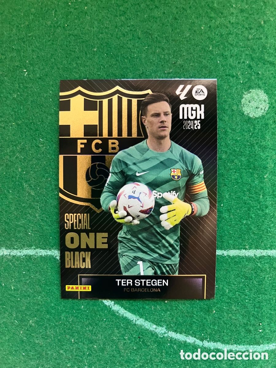 Cromos de f&uacute;tbol: TER STEGEN BARCELONA MEGACRACKS 2024 2025 PANINI SPECIAL ONE BLACK