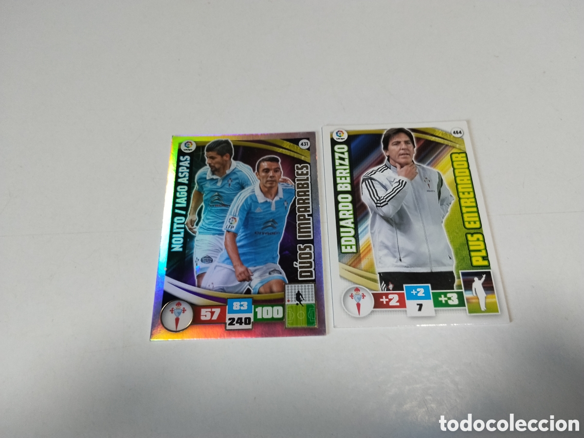 Cromos de f&uacute;tbol: 2 Cromos Celta de Vigo 2015-2016