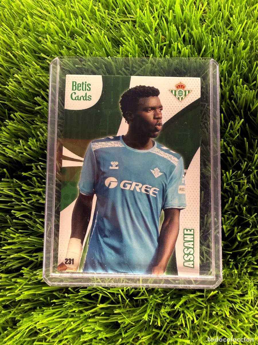 Cromos de f&uacute;tbol: N&ordm; 231 Assane Diao 3&ordf; Equipaci&oacute;n Real Betis Holycards Betis Cards 2025