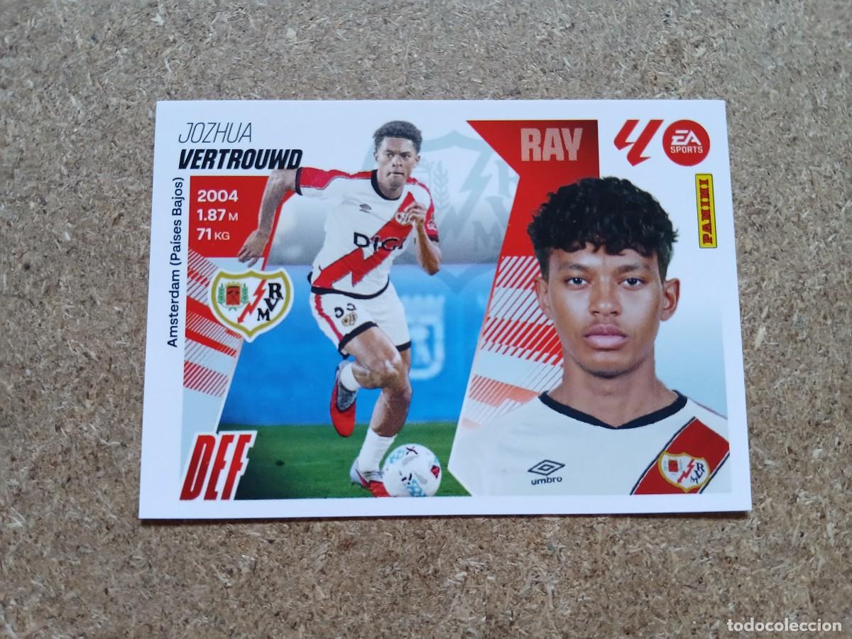 Cromos de f&uacute;tbol: JOZHUA VERTROUWD - RAYO VALLECANO COLOCA N&ordm; 8 BIS LIGA ESTE 2025 2026 - 25 26