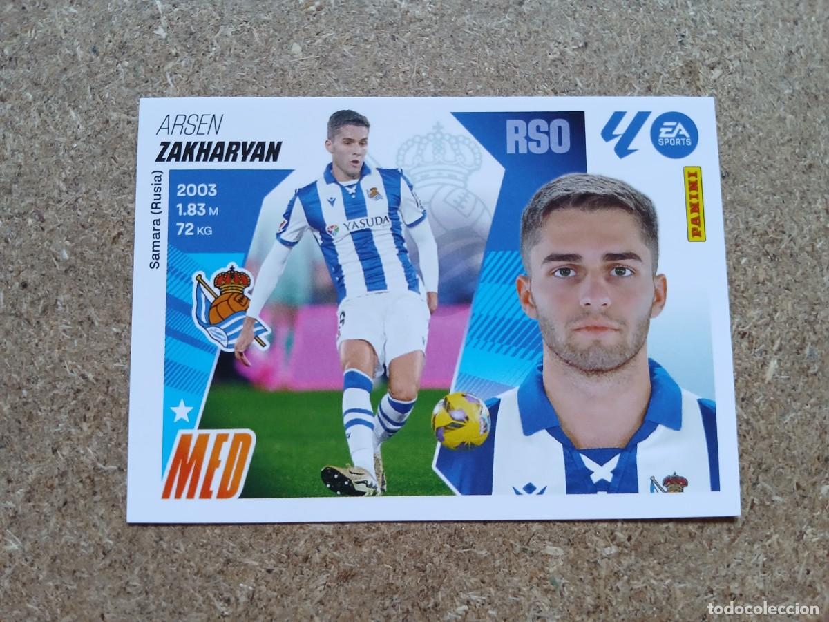 Cromos de f&uacute;tbol: ARSEN ZAKHARYAN - REAL SOCIEDAD COLOCA N&ordm; 15 BIS LIGA ESTE 2025 2026 - 25 26