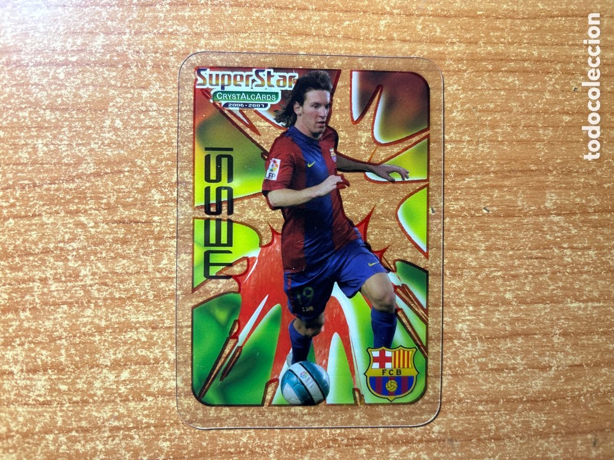 Cromos de f&uacute;tbol: MESSI 378 LIGA CRYSTALCARDS 2006-2007 06 07 SUPERSTAR