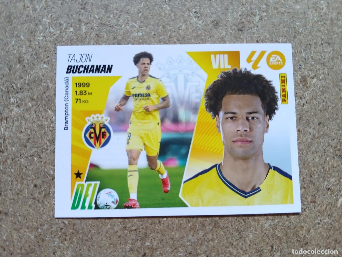 Cromos de f&uacute;tbol: TAJON BUCHANAN - VILLARREAL CF COLOCA N&ordm; 20 BIS LIGA ESTE 2025 2026 - 25 26